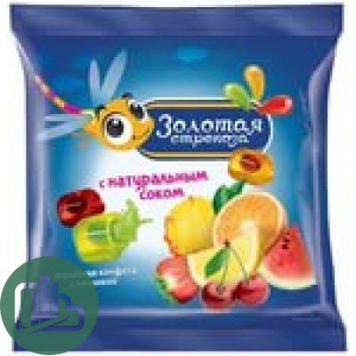 Яшкино Конф. 500гр Золотая стрекоза Желейные ассорти 1/12