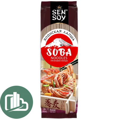 SEN SOY Лапша Гречневая 300гр 1/24