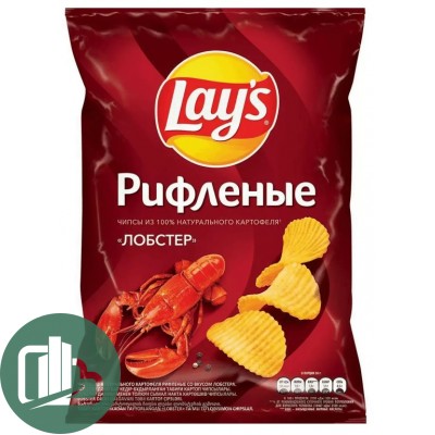 Лейс 70гр Рифленые Лобстер 1/25