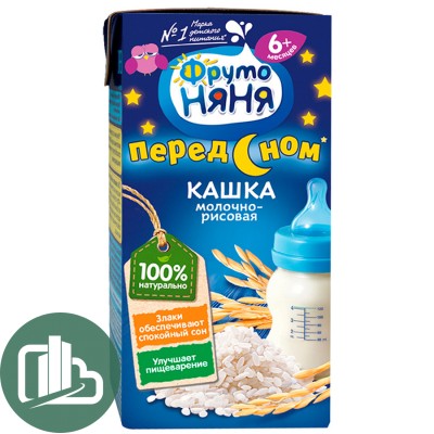 Фруто няня каша рисовая 0,2л 1/18