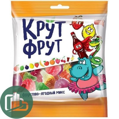 Мармелад КрутФрут 70гр Крокодильчики 1/50 Яшкино