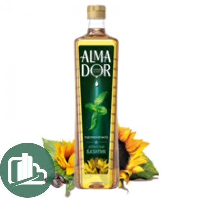 Масло Almador подсолнечное 0,79л 1/15