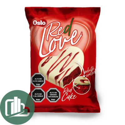АТВ Кекс 50гр Red Love Глазированный в форме Сердца 1/24 (6)