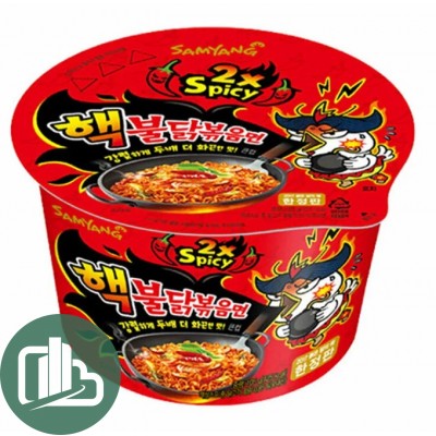 Лапша БП КОРЕЯ SAMYANG BULDAK 105гр ЛОТОК Курица Острая 2x spicy 1/24