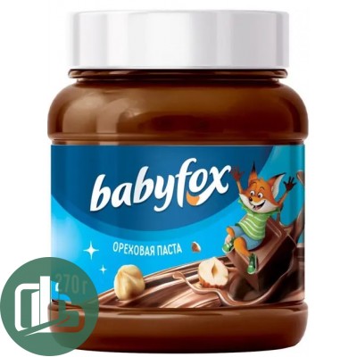 Яшкино Паста Шоколадно Ореховая BabyFox 270гр 1/12