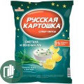 Русская картошка 140гр 1/9 Сметана лук