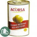 Оливки АКОРСА б/к 300гр ж/б 1/12