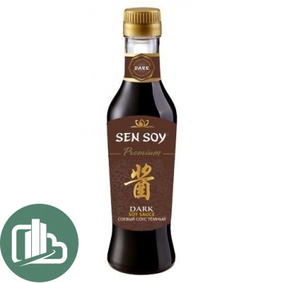 SEN SOY Соус соевый 220мл 1/6 Тёмный ст/б