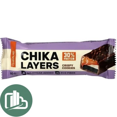 Протеиновое печенье 60гр Chika Layers 1/20