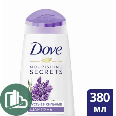 Dove шампунь 380мл