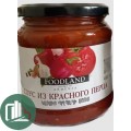 FOODLAND Соус из красного перца острый 490гр 1/6