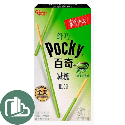 Шоколадные палочки Pocky 35гр со вкусом чая и матча 1/36