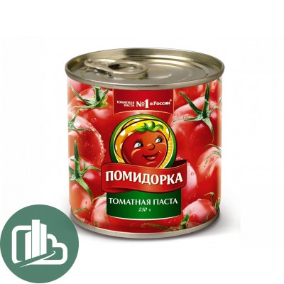 Томатная паста Помидорка 250гр ж/б