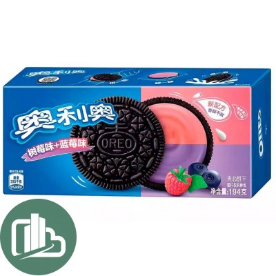 Печенье Oreo 194гр Малина Черника 1/24