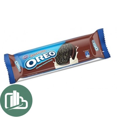 Печенье Oreo 38гр шоколадным  крем 1/12