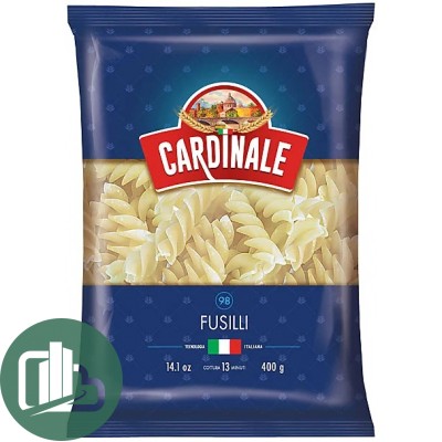 Cardinale Макароны Спирали 400гр 1/20 ЯР029