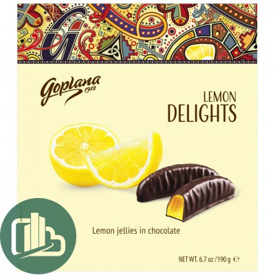 Goplana Lemon delights 190гр 1/24