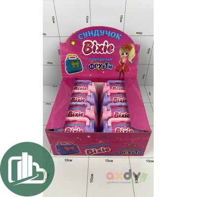 Косметичка-Сундучок Bixie с сюрприз Фрутти 12г 1/8 (6)