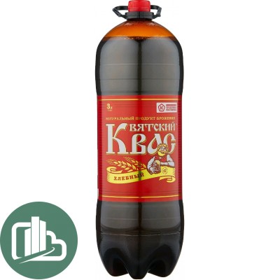 Квас "Вятский" Хлебный 3л 1/6