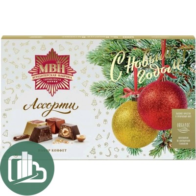 Конфеты Пирамида Шары 240гр 1/14 (Сергиев Посад)