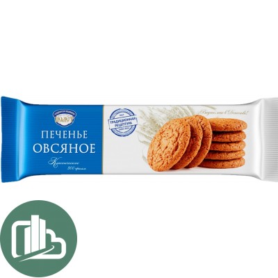 Печенье Овсяное  Классическое 300гр 1/10 (Полёт)