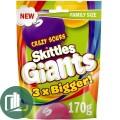 Скитлс Гигантские Драже Кислые фрукты (GRAZY SOURS) 141гр 1/15