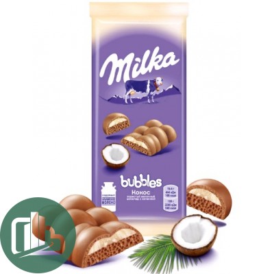 Милка 76г 1/16 Пористый кокос