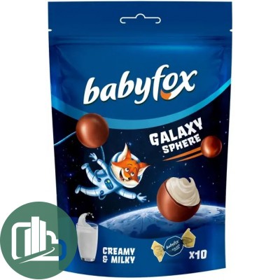 Яшкино конфеты BABYFOX Galaxy Sphere 130гр 1/18