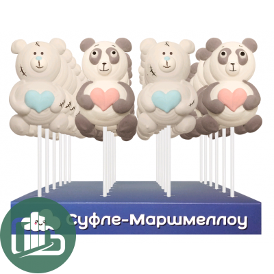 Маршмеллоу на палочке Микс N 1 1/24