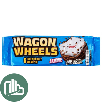 Печенье Бисквитное Wagon Wheels Джейми  270г 1/24 