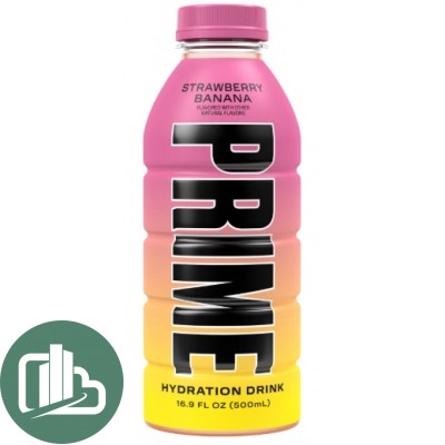 Прайм Prime 0,5л Клубника Банан 1/12