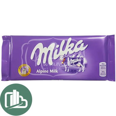Милка alpine milk 85гр 1/25