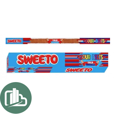 Мармелад SWEETO SOUR BELT COLA Кислая лента 15гр 1/48 (12)