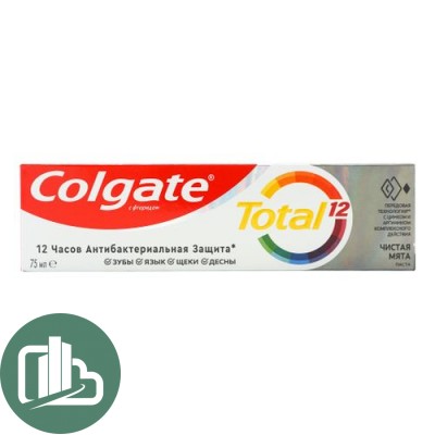 Зубная паста Colgate Total чистая Мята 1/12