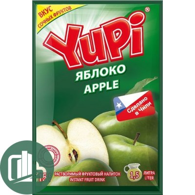 Напиток растворимый YUPI яблоко 15г 1/24(6)