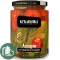 КУБАНОЧКА Ассорти (Огурцы и Томат) 1800гр 1/6
