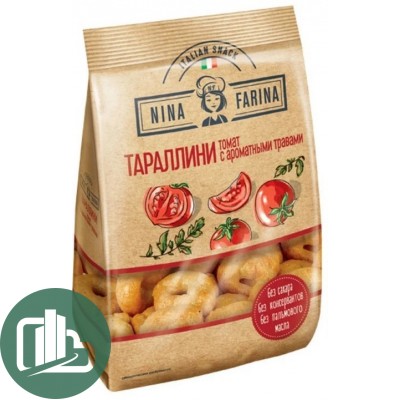 Тараллини Nina Farina 180гр томат и ароматные травы 1/24 Яшкино