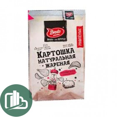 БРУТО Крафт Картошка жареная перец розовый 70гр 1/14