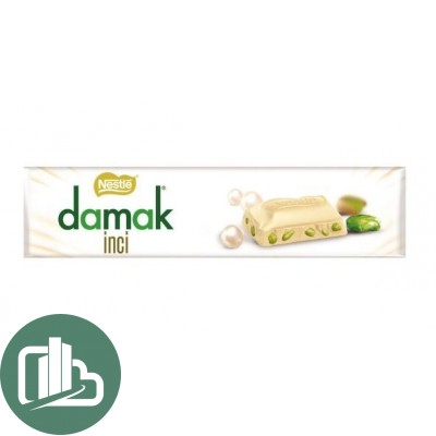 Нестле Damak 30г 1/12 белый шок с фисташками Inci
