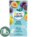 Сок ФрутоНяня 0,2л Яблоко-Слива 1/18