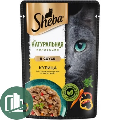 ШЕБА 75гр Натур Курица Паприка Морковь 1/28