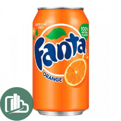 Фанта 0,355л Апельсин (Orange) 1/12