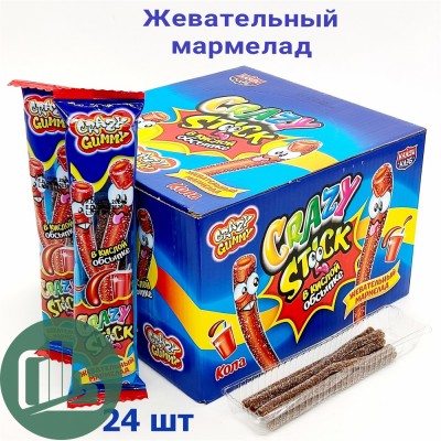 Жев/мар CRAZY GUMMY CRAZY STICK 20г 1/24 Кола 