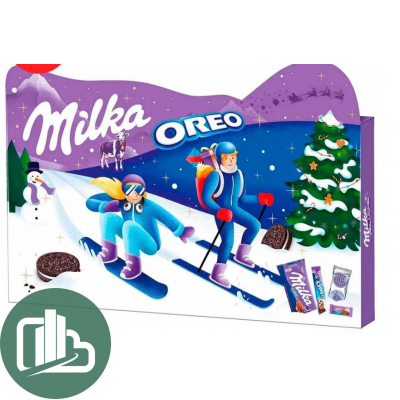 НГ Милка и Орео Новый год 182гр 1/12 Импорт