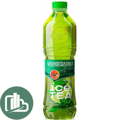 Напиток Черноголовка ICE TEA Зелёный чай мята-лайм 1,5л 1/6 Пэт