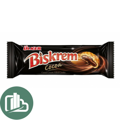 Albeni Biskrem Печенье с какао кремовой начинкой 100гр 1/18