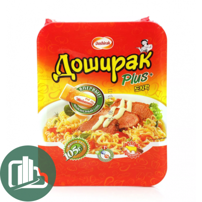 Доширак PLUS со вкус. говядина 105гр 1/24