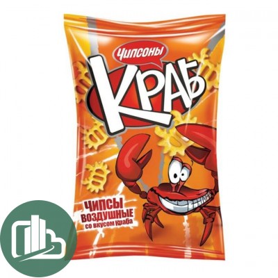Чипсы Чипсоны Краб 40гр 1/28