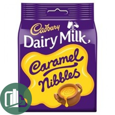 Конфеты Кэдбери Caramel Nibbles bag 1/10 120гр 
