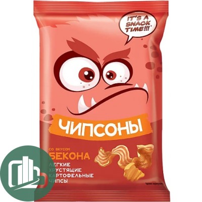 Чипсы Чипсоны Бекон 40гр 1/28